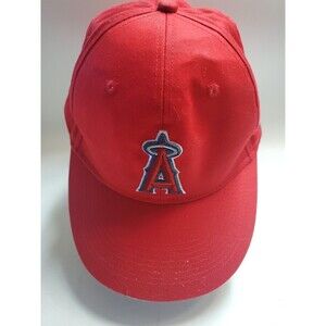 Los Angeles Angels Strapback Hat Cap Red Baseball OC Sports Adjustable Onz Adult
